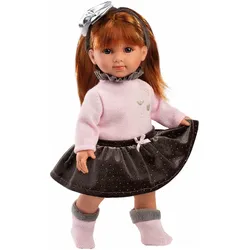 Stehpuppe LLORENS "Nicole, rothaarig mit Rock, 35cm" Puppen bunt Kinder Weitere Puppen Made in Europe