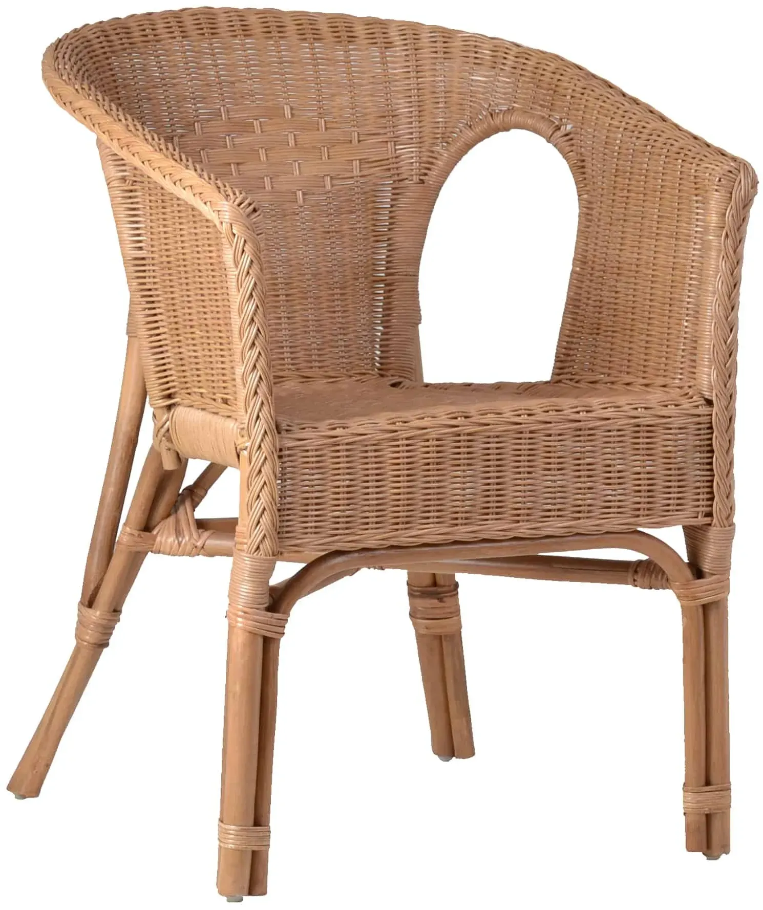 Rattanstuhl 'Mina' honig Rattan