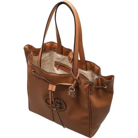 GUESS Schultertasche Calebra Drawstring Tote Cognac