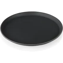 Was Tablett rutschfest, Polypropylen schwarz - 45cm