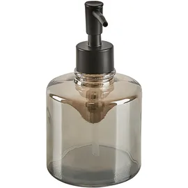 Beliani Badezimmer Set 3-teilig Glas Grau