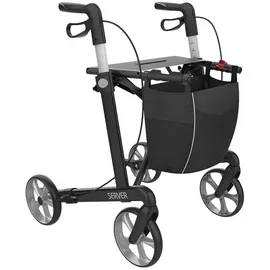 Rehasense Leichtgewicht Rollator Server schwarz