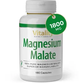 Vitality Nutritionals Magnesium Malat Kapseln 180 St.
