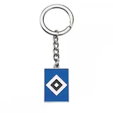 Schlüsselanhänger „Logo” Hamburger SV HSV - 10 x 8 x 0.5