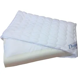 Dreams DeLuxe Visco Nackenstützkissen 80 x 40 cm Weiß
