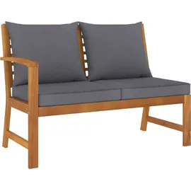 vidaXL Garten-Lounge-Set 4-tlg. grau