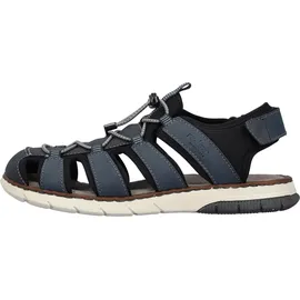 Rieker 25246 Herren Blau/Grau/Schwarz 41