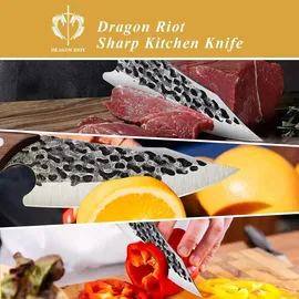 DRAGON RIOT Kochmesser Profi Messer Scharf,