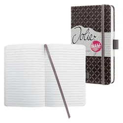 SIGEL Notizbuch Jolie® DIN A6 liniert, kaffeebraun Hardcover 174 Seiten