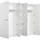 INOSIGN Kleiderschrank "Ksanti", weiß, B:223,5cm H:206cm T:55,5cm, Glas, MDF, Spanplatte, Schränke, Kleiderschrank, hochglänzende Front, mit Spiegel