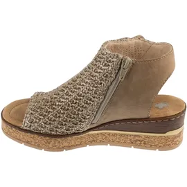 Rieker Keilsandaletten Damen Beige 39
