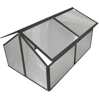 Paletten-Gewächshaus 120x80x67cm Frühbeet Alu Treibhaus Tomatenhaus Pflanzenhaus