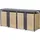ML-Design Mülltonnenbox 264 x 80 x 116,3 cm bronze