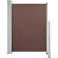 vidaXL Ausziehbare Seitenmarkise 100 x 300 cm braun 48340