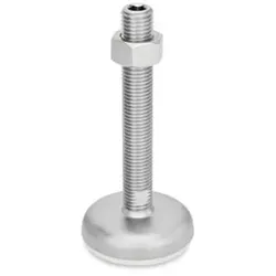 31-120-M30-300-B2-UK Edelstahl-Stellfüße, mit Gummiauflage