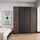 masseno Drehtürenschrank CAGLIARI 200 x 239 x 61,9 cm Schwarz