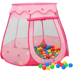 Kinder-Spielzelt Rosa 102x102x82 cm