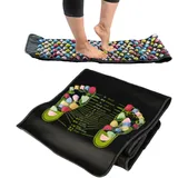 Fußmassagematte, Fußmassagekissen, Reflexzonenmassagematte, Walk-Stone-Fuß, Walk-Massagematte, Walk-Stone-Fußmassage, Fußmassage-Akupunkturmatte