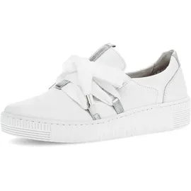 Gabor Sneaker Damen Weite E Weiß/Silber 41
