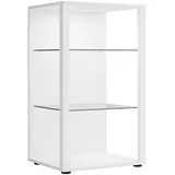 VCM Vitrine Glasol XL weiß