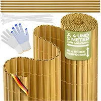 Kesser Balkonverkleidung 120 x 500 cm Braun PVC