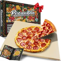 Heidenfeld Pizzastein 38 x 30 cm Cordierit beige