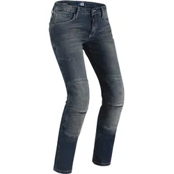 PMJ Florida Comfort Damen Motorradjeans, blau, Größe 30