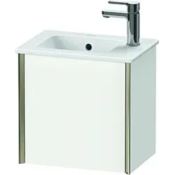 Duravit XViu Waschtisch-Unterschrank XV4024RB118 41x29x40cm, wandhängend, champagner matt, Anschlag rechts, weiß matt