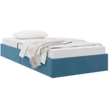 vidaXL Ottoman Bettgestell 90 x 200 cm Dunkelblau