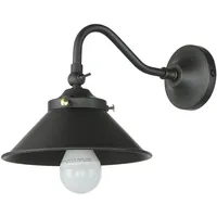 Licht-Erlebnisse Wandleuchte Wandlampe E14 Messing (Echt-Messing) Bronze