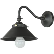 Licht-Erlebnisse Wandleuchte Wandlampe E14 Messing (Echt-Messing) Bronze