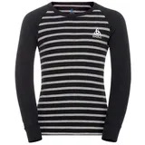 Odlo Active Warm Eco Langarm-baselayer - Black / Grey Melange - 14 Jahre