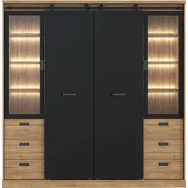 Forte Kleiderschrank mit Beleuchtung