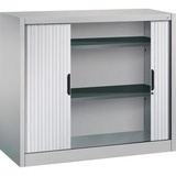 Californian Products CP Omnispace Rollladenschrank silber 2 Fachböden 120,0 x 42,0 x 103,0 cm