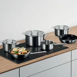 Bosch HEZ9SE060 Topf-Set 9-tlg. Kochtopf + Kasserolle + Bratpfanne + Glasdeckel