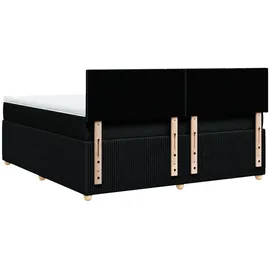 vidaXL Boxspringbett 180 x 200 cm Schwarz