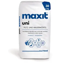 Maxit Uni Universal Putz-u. Mauermörtel i.S. a 30 kg Handmörtel zum Mauern u. Verputz