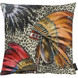 Dekokissen APELT "Native Americans" Gr. 1, bunt (bunt, gemustert), B:46cm L:46cm, Polyester, Dekokissen_Sitzkissen_Kissenhüllen, Kissenhülle ohne Füllung, 1 Stück