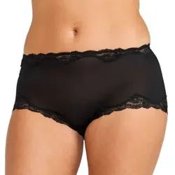 Damella Silk Brief Schwarz Seide Medium Damen