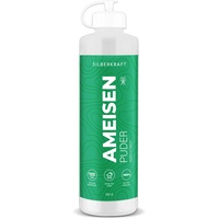 Silberkraft Ameisenpuder gegen Ameisen und Insekten 500 ml, zu 100% aus Kieselgur- Ameisenpulver - geruchloses Ameisenmittel für Haus & Garten, Sofort- und Langzeitwirkung