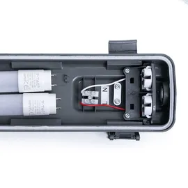 ETC Shop 8er Set LED Decken Wannen Lampen (G13)  weiß