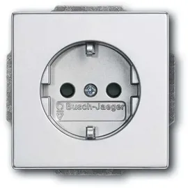 Busch-Jaeger Schuko-Steckdose 23 EUCB-83 Silber