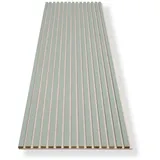 HAGEFOL Wandpaneel Akustikpaneele Holz, 3D Lamellenwand, verschiedene Größen, BxL: 60,00x240,00 cm, 1,44 qm, 3D Optik, Akustische Dämmung
