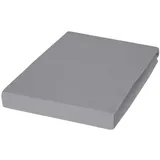 JANINE Topper-Spannbetttuch 5001 Jersey 180 x 200 - 200 x 220 cm opalgrau