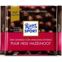 Ritter Sport - reines gesamte Haselnusstablette 100gr | 10 Stück