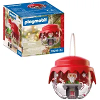 PLAYMOBIL | Christmas | Weihnachtskugel: Bäcker | Festliche Sammelkugel mit Weihnachtsmann & Plätzchen‐Zubehör | Für Kinder ab 5 Jahren | 72219