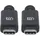 Manhattan USB-Kabel USB 3.2 Gen1 (USB 3.0 / USB 3.1 Gen1) USB-C® Stecker, USB-C® Stecker 1.00 m Schwarz beidseitig verwendbarer