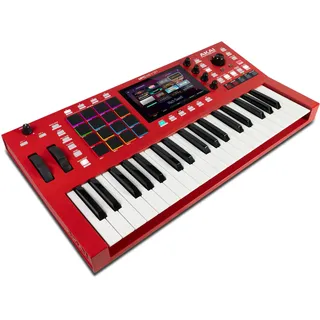 Akai Professional MPC Key 37 Standalone-Produktionssynthesizer, Drum Machine, MIDI-Keyboard, mit Wi-Fi, Bluetooth, Touchscreen, Plug-ins und Native Instruments Integration