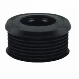 Stedo Euro WC-Spülrohrverbinder Ø 55 mm für Spülkasten Schwarz