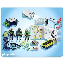 Playmobil Top Agents Robo-Gangster Labor mit Multifunktionstaschenlampe (4880)